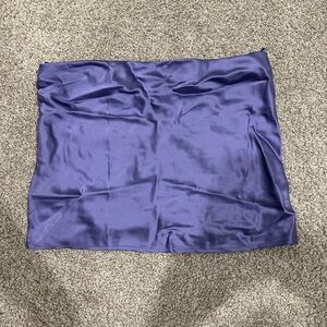 NWT Reformation Purple Spritz Silk Top: XS